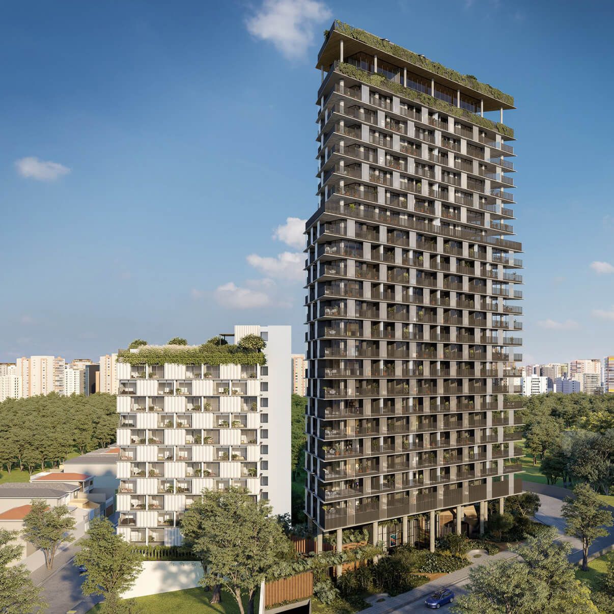 Vista geral do edifício Onze22